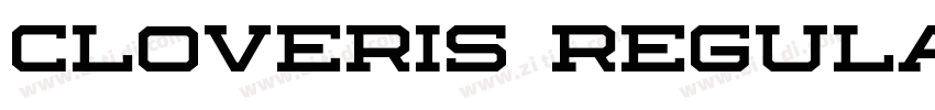 Cloveris Regular字体转换 Cloveris Regular字体转换